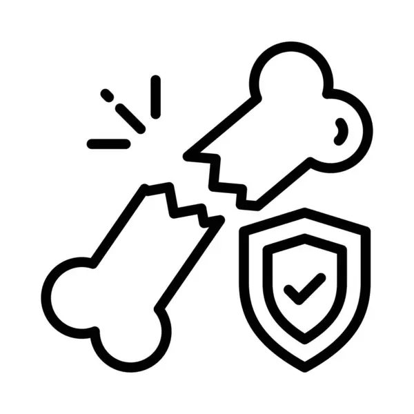 Kırık Sigorta Vektörü ana hatları simgesi. Eps10 dosyası 