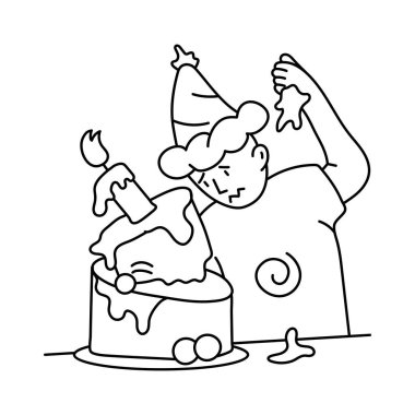 Öfke sorunu vektör taslağı çizimleri. EPS 10 dosyası