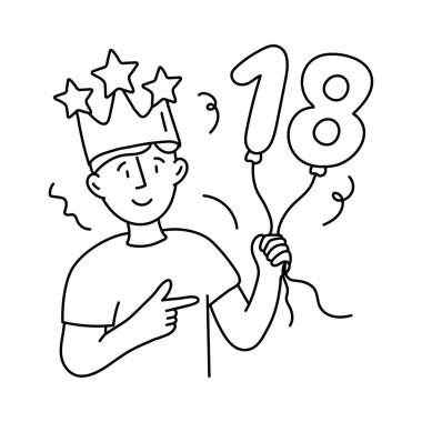 Kutlama vektörü taslağı çizimleri. EPS 10 dosyası