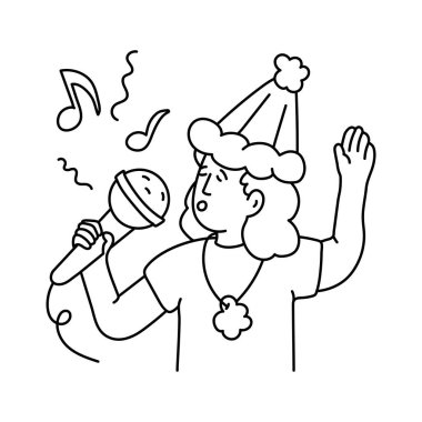 Müzik vektörü çizimleri. EPS 10 dosyası