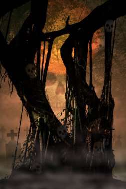 Ormanın derinliklerinde terk edilmiş bir mezarlık kayboldu. Ama hala bir şeyler gizleniyor. Cadılar Bayramı 'nın geri dönmesini bekliyorlar..