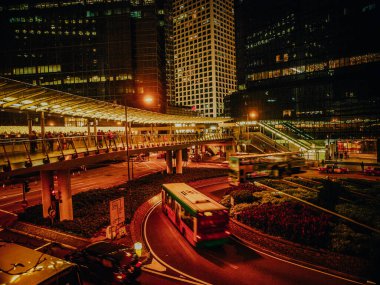 Hong Kong 'un gece sokakları