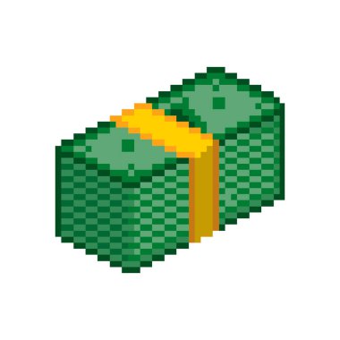 8- bit Piksel Sanat Nakit Para simgeleri