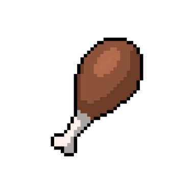 Oyun için piksel vektör simgeleri, retro biçimi