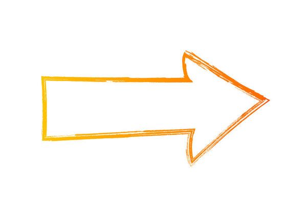 Векторная жёлтая градация стрелками справа