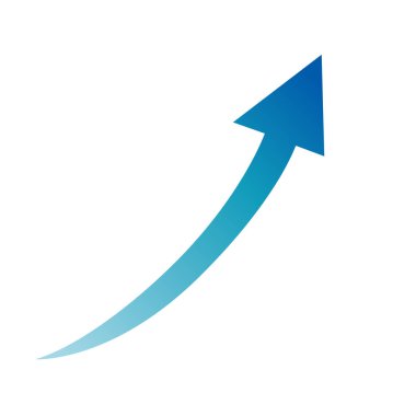 Klip Sanatları: Ok yukarı gidiyor, mavi eğim