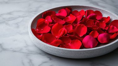 İçki Mutfağı Estetik Bakış Açısı için Botanik Garnitür Yenilebilir Gül Yaprakları