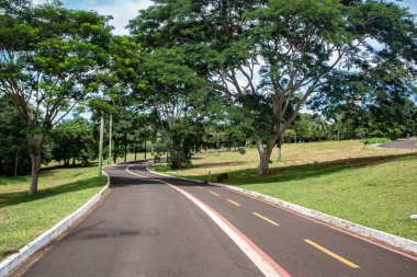  Parkta koşmak için yol