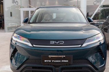 BYD elektrikli araç ekranda