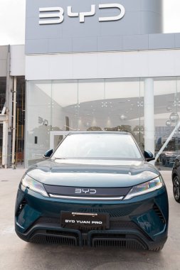 BYD elektrikli araç ekranda