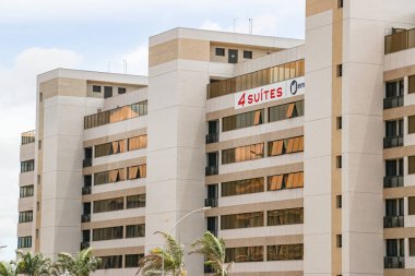Brezilya 'nın Brasilia şehrinde inşaat halindeki bir yerleşim bölgesinde gayrimenkul satışı
