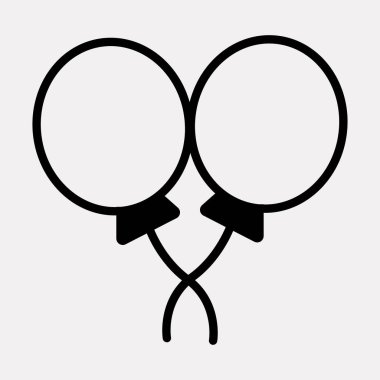 Genellikle dekorasyon için iki balon kullanılır.