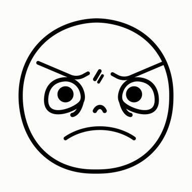 Dikenli saçlı ve yoğun yüzlü öfkeli çocuk.