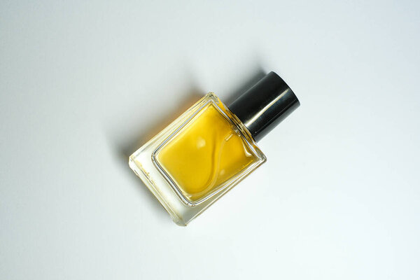 perfume bottle on white background