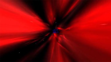 Hiperuzay Warp Sıçrama Animasyonu. 4k döngü canlandırması