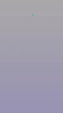 3D uçan küre, fütürist dikey video