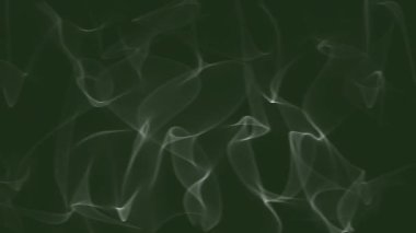 Ethereal Smoke Flow ve yeşil ekran arkaplanı