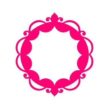 Kart dekoratif çerçeve tasarım elementi.