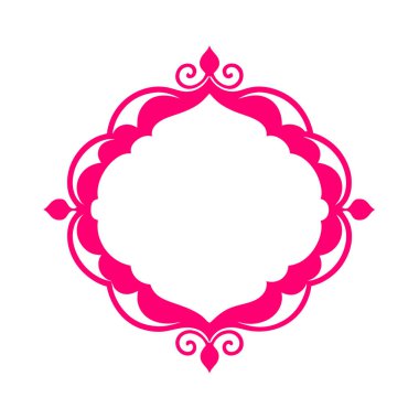 Kart dekoratif çerçeve tasarım elementi.