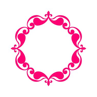 Kart dekoratif çerçeve tasarım elementi.