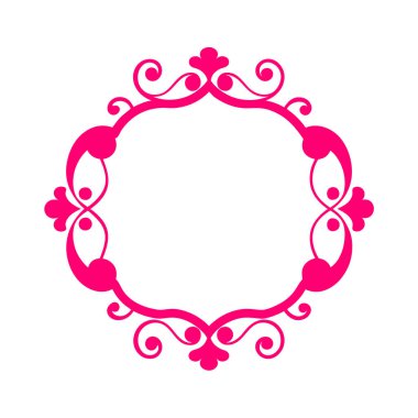 Kart dekoratif çerçeve tasarım elementi.