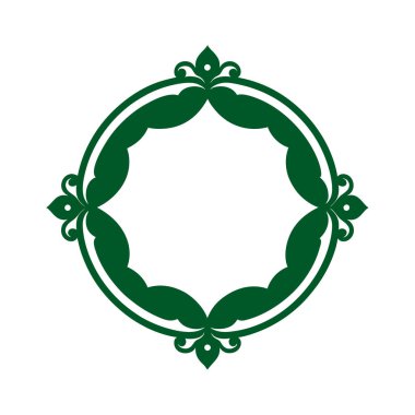 Kart dekoratif çerçeve tasarım elementi