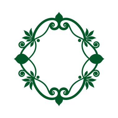 Kart dekoratif çerçeve tasarım elementi