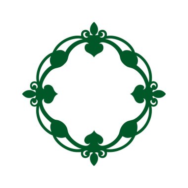 Kart dekoratif çerçeve tasarım elementi