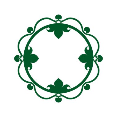 Kart dekoratif çerçeve tasarım elementi