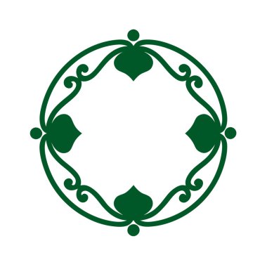 Kart dekoratif çerçeve tasarım elementi