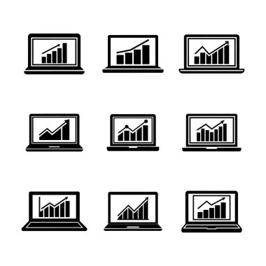 Grafik vektör illüstrasyonunun kümesi.