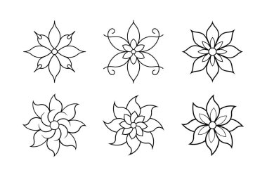 El çizimi çiçek demeti..