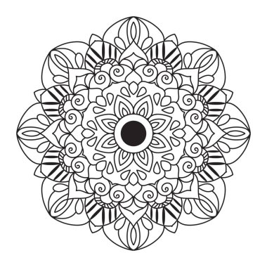 Beyaz mandala süsü