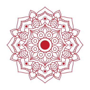 Vektör mandala. dekoratif süs.