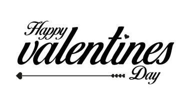 Sevgililer Günü hattatlık kartı 