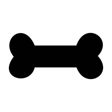 arka plan olmadan köpek kemiği işareti vektörü
