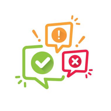 Simge işareti, haç, ünlem işareti, bilgi simgesi. SSS işareti.