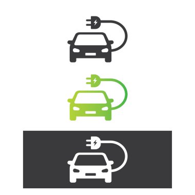 Çevre dostu e mobil veya elektrikli araç kavramı.