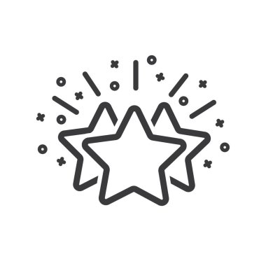 İyi kalite ve en iyi not için bir yıldız sembolü.