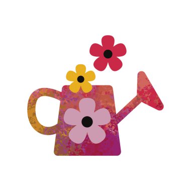 Kapalı alandaki bitkileri sulamak için basit bir su bidonu..