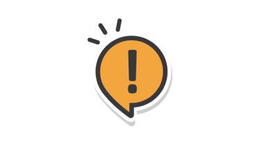 Önemli, dikkat, dikkat, işaret. İleti ve etiket, önemli bilgi.