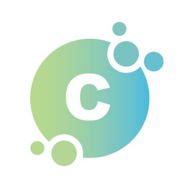 C vitamini yapısı. Haplar karmaşık vitaminler - simge, vektör.