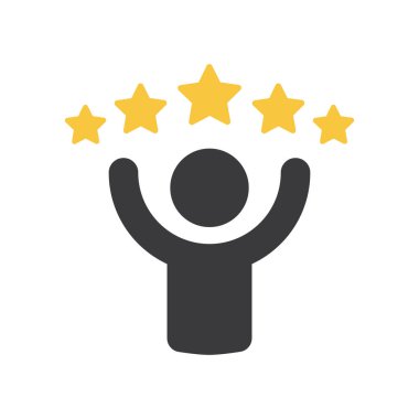 Beğeni simgesi veya logo izole işareti, sembol, vektör.