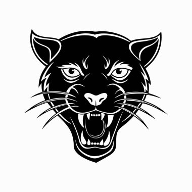 Keskin detayları ve kabile estetiğiyle agresif kedi suratı