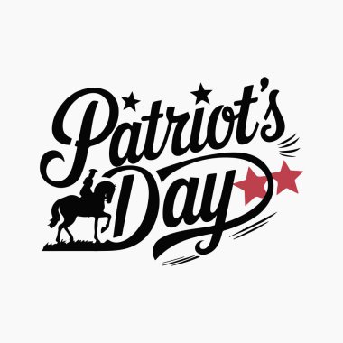 Vatanseverlik Günü siluet vektör çizimi beyaz arkaplanlı