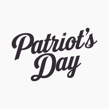 Vatanseverlik Günü siluet vektör çizimi beyaz arkaplanlı