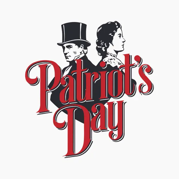 Vatanseverlik Günü siluet vektör çizimi beyaz arkaplanlı