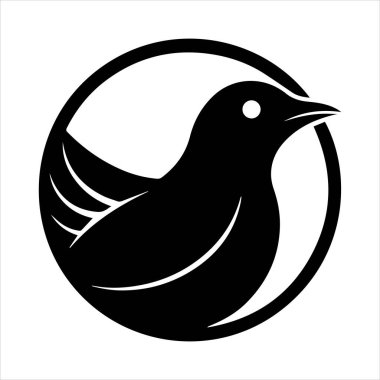 Beyaz arkaplandaki yaygın karatavuk vektör çizimi