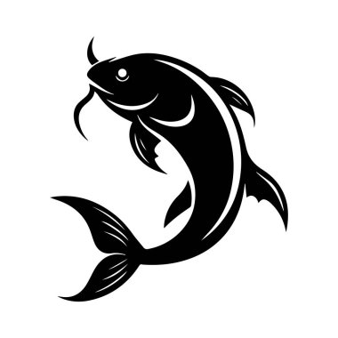 beyaz arkaplanda yayın balığı çizimi