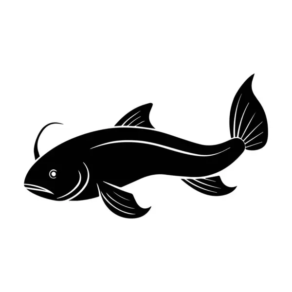 beyaz arkaplanda yayın balığı çizimi